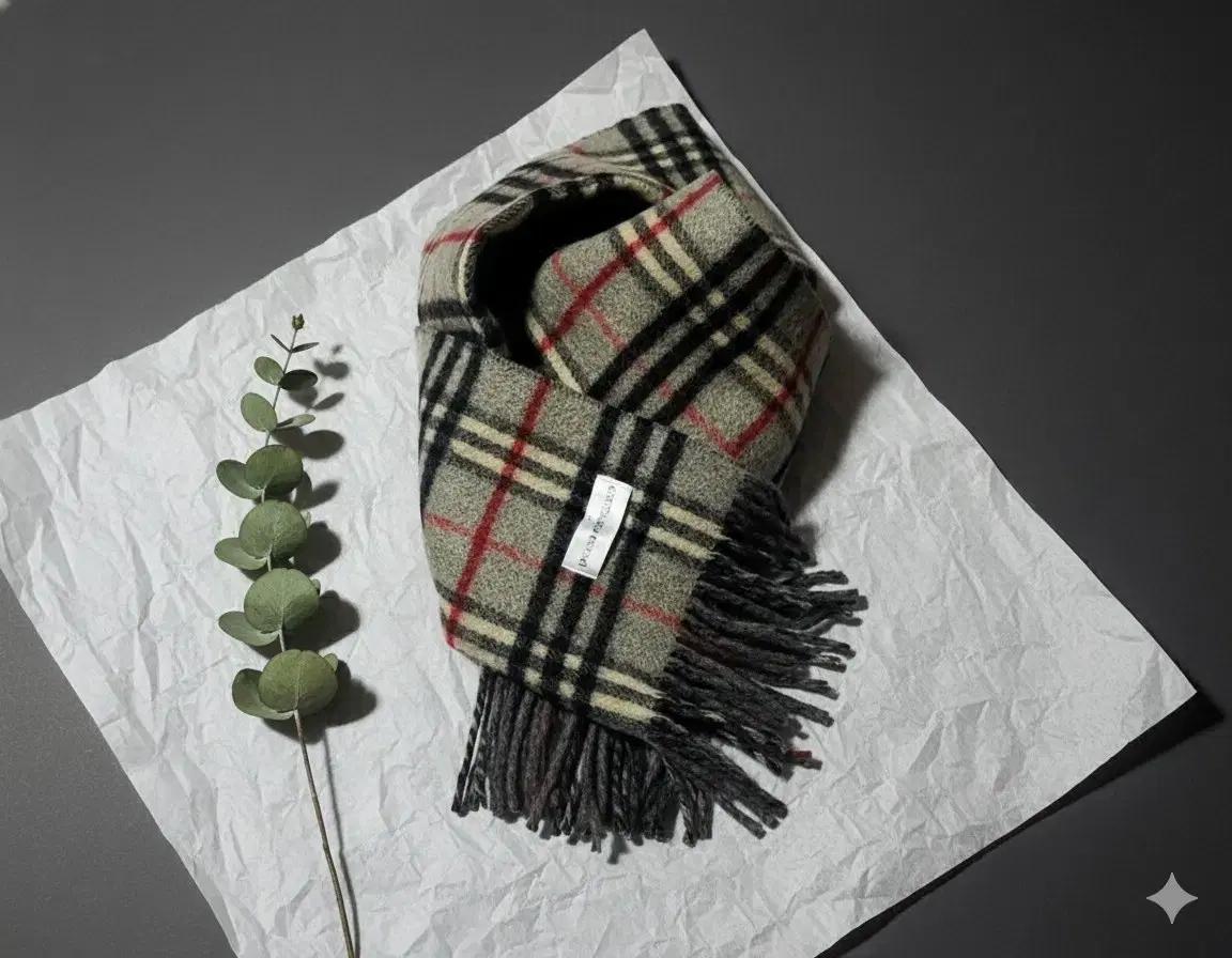 Paco Rabanne 파코라반 타탄체크 양면 울머플러