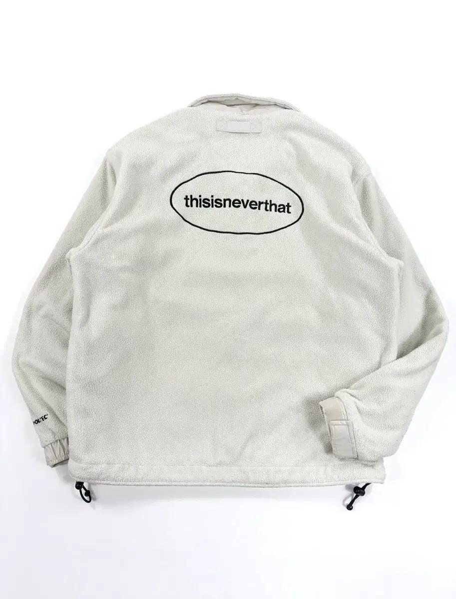 디스이즈네버댓 플리스 자켓 아이보리