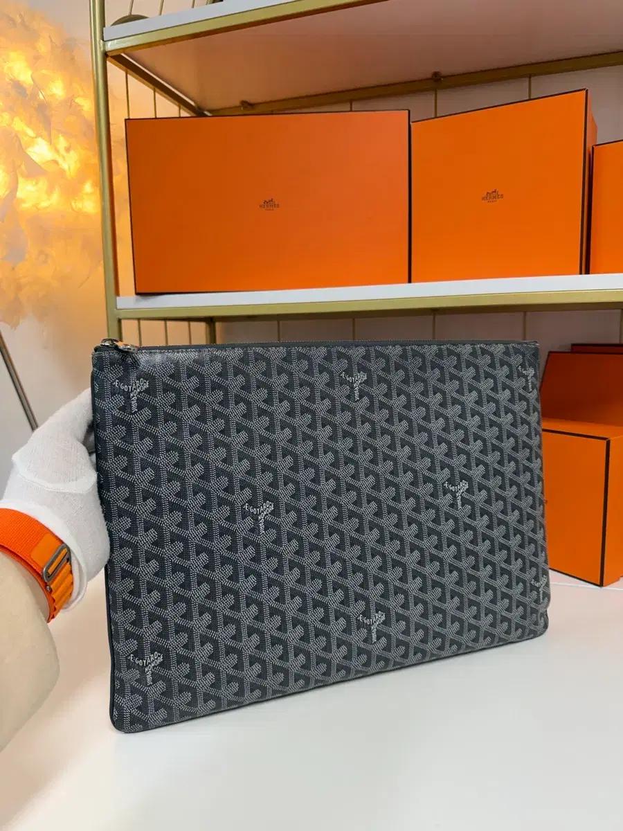 고야드 GM 세나 스페셜그레이 클러치백