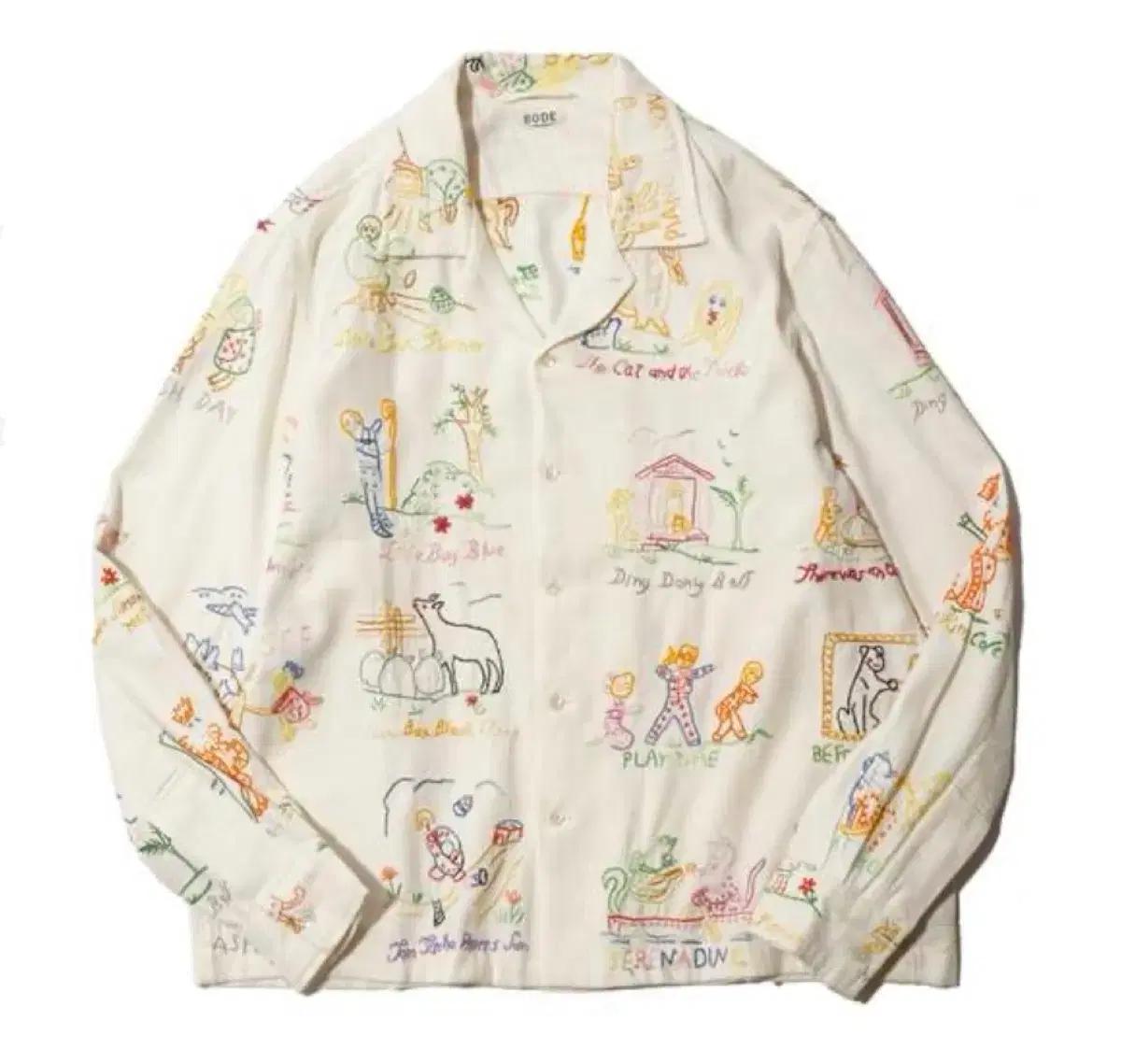 보디 bode NURSERY RHYME LS SHIRT (새상품)