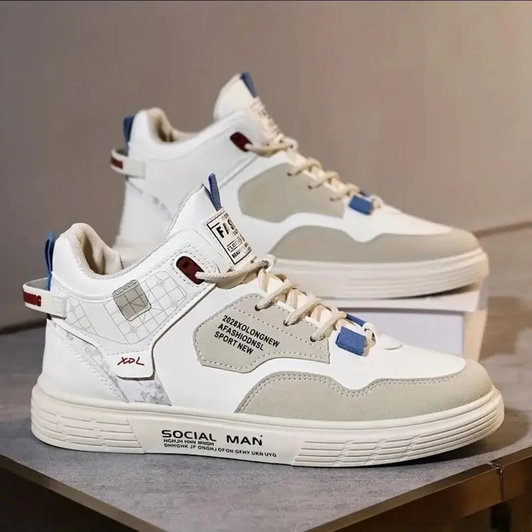 XDL 패션 스니커즈 화이트 남녀공용