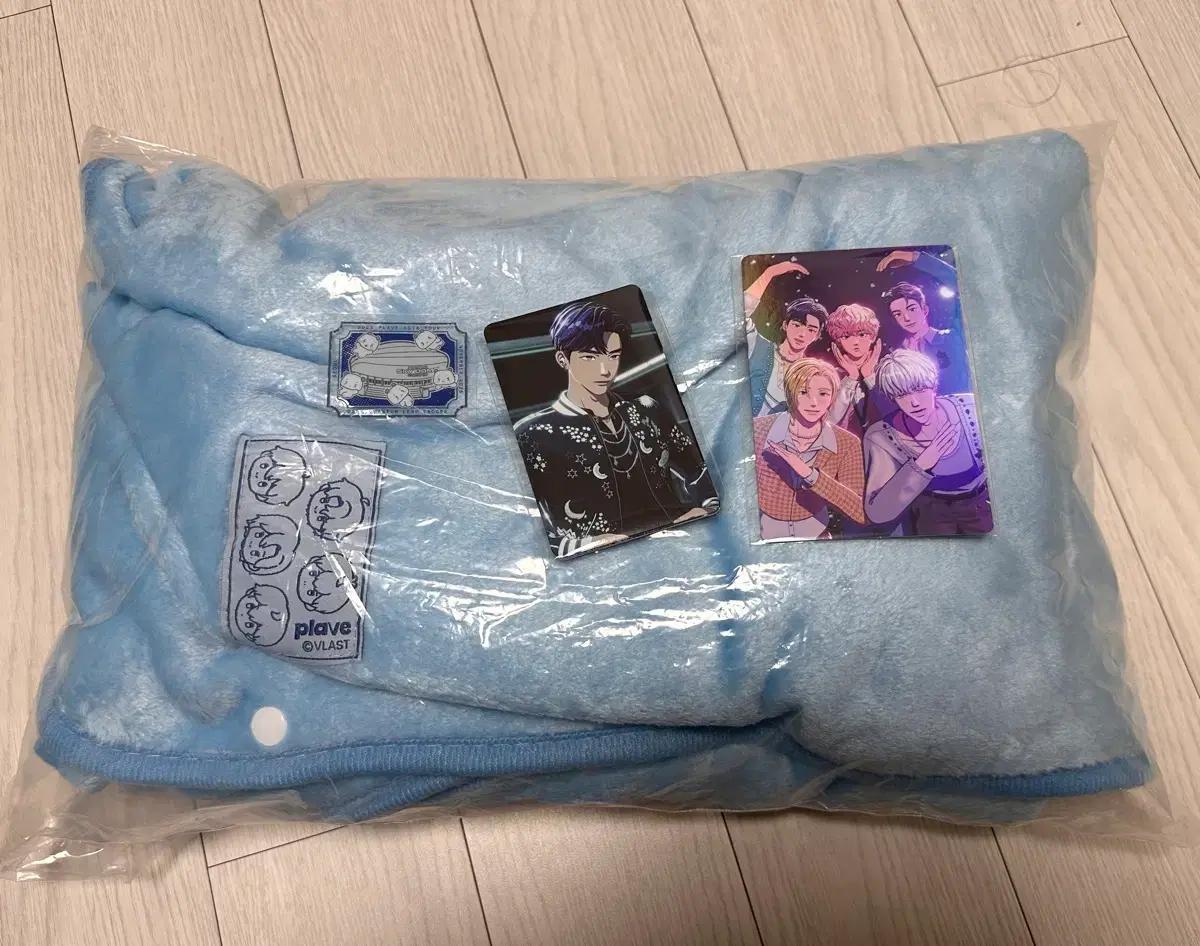 플레이브 담요 빅포카 포카 스티커 세트 일괄 판메