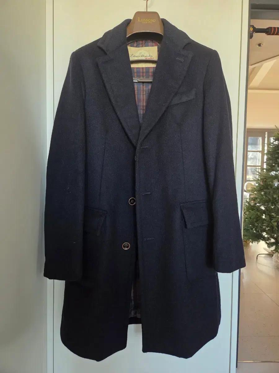 이태리 남성 울코트 (네이비,46사이즈)