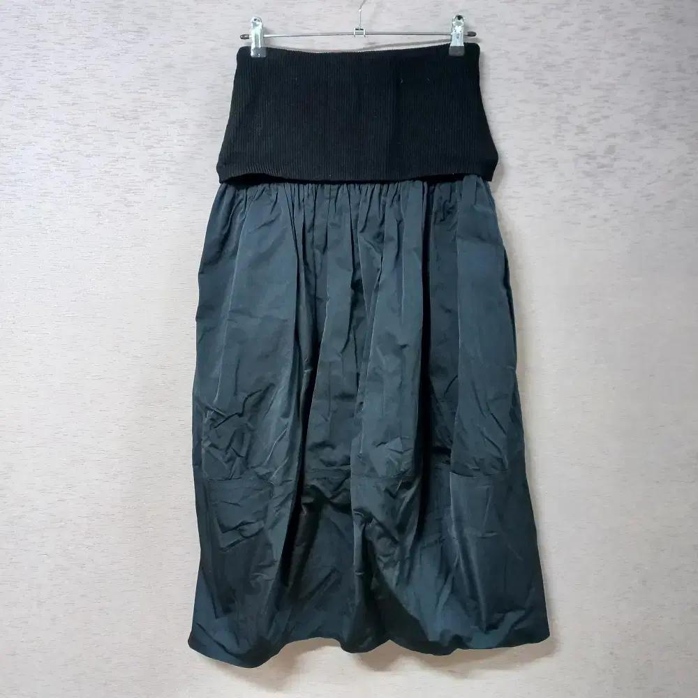 A12-1/A.L.C. 니트배색 롱스커트 여성