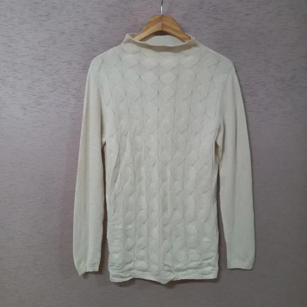 A12-1/아이보리 캐시미어 니트티 여성