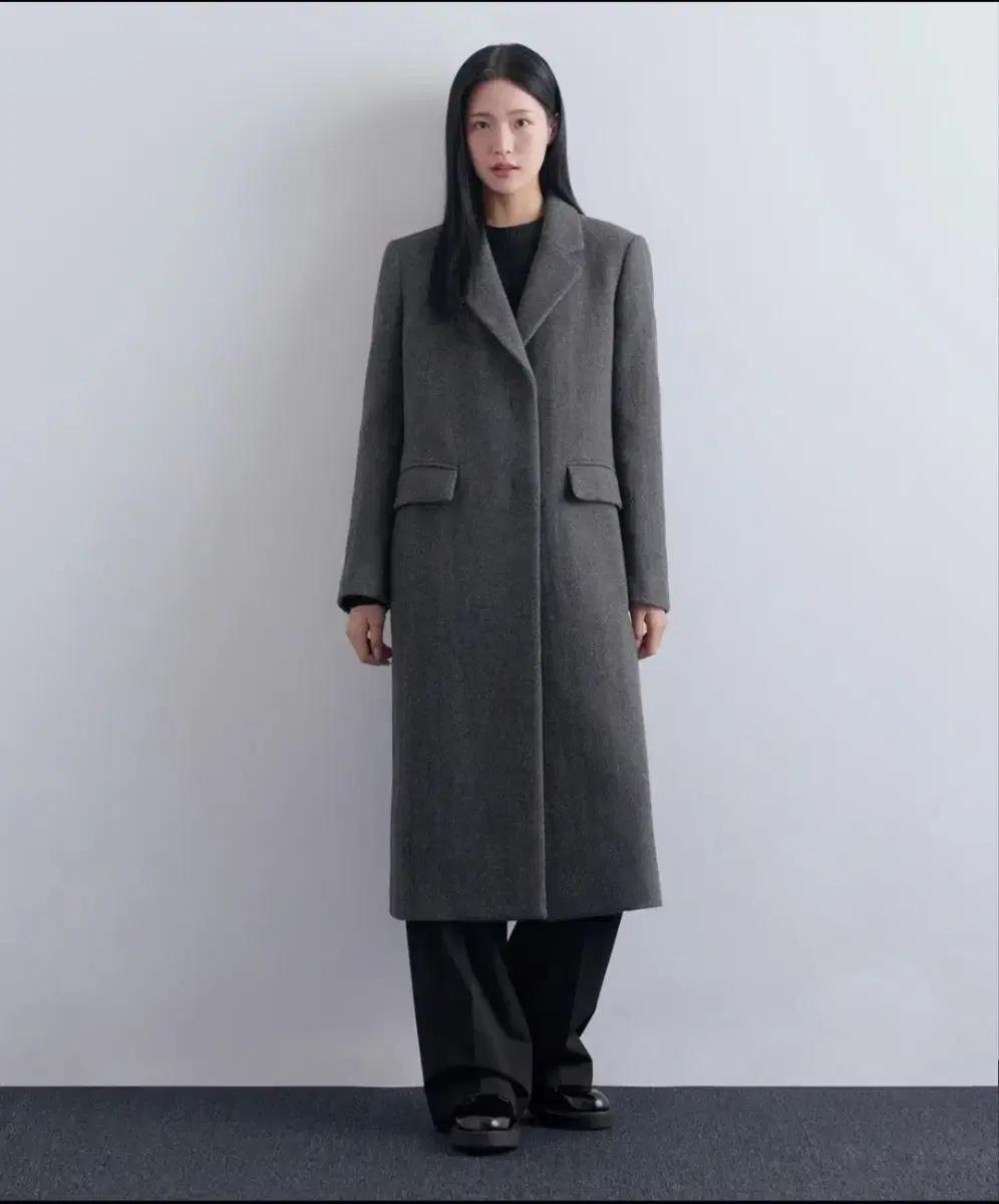 무신사 스탠다드 울 블렌드 체스터 롱 코트(새상품)