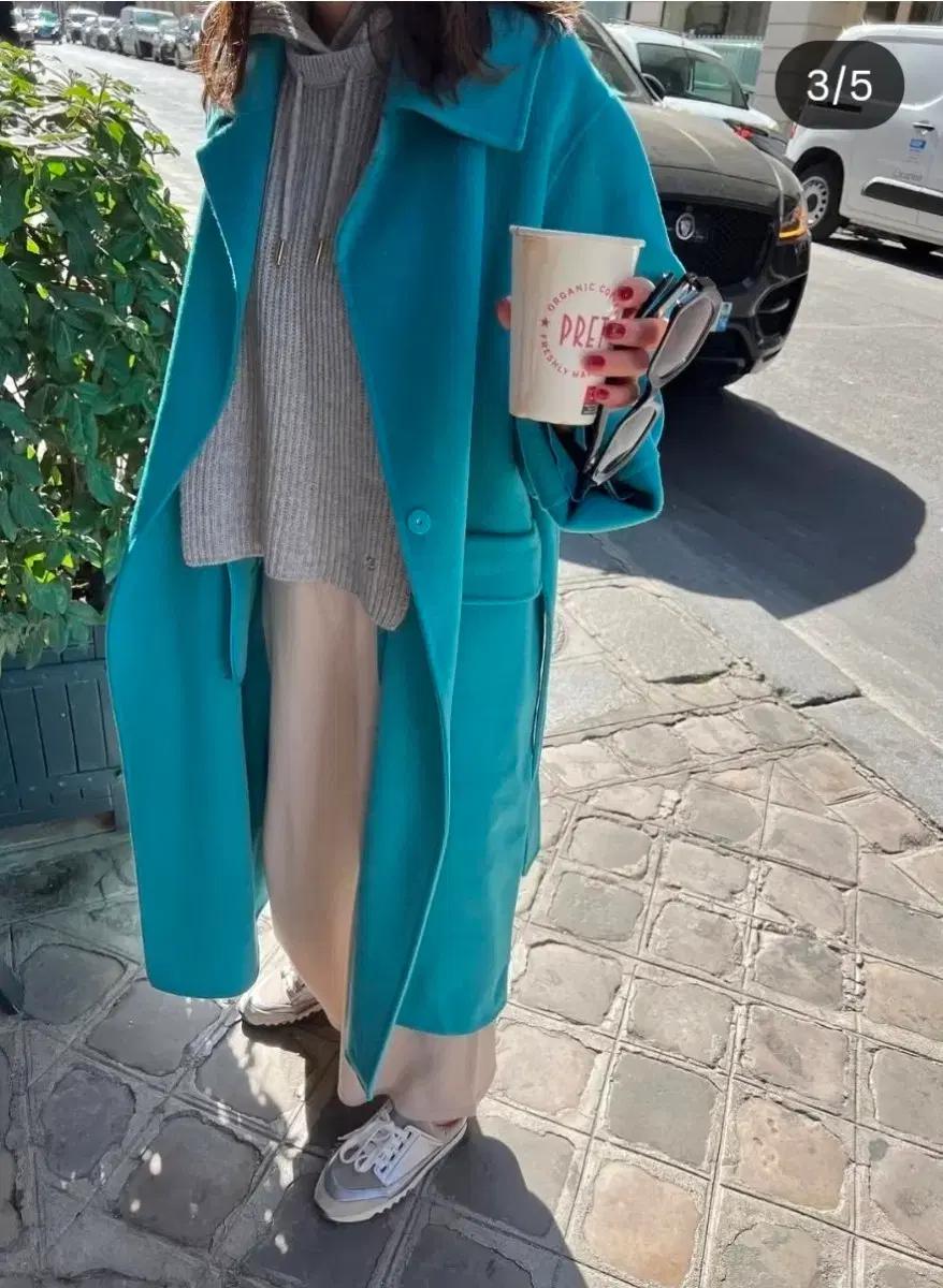 여성 롱핸드메이드 코트