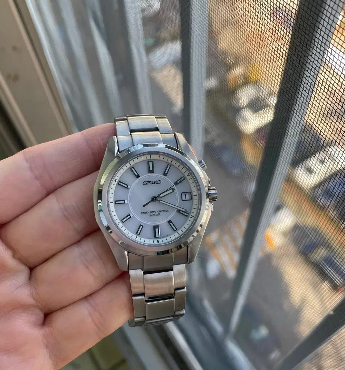 세이코 솔라 전파시계 SBTM055 (다운다운저가)