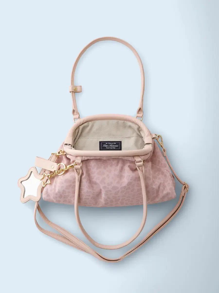 배드블루 덤플링 백 핑크 레오파드