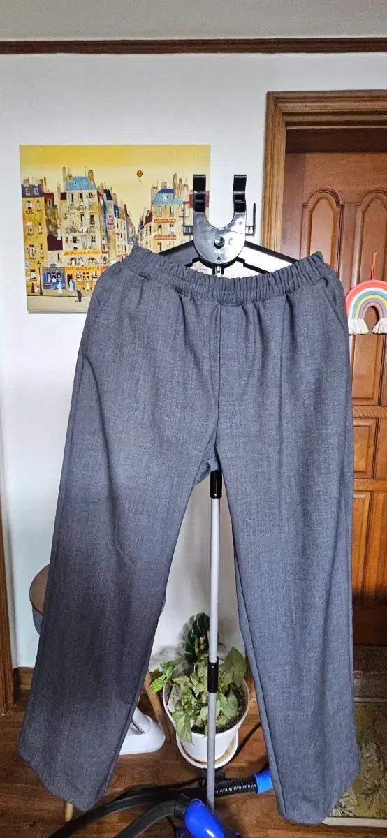 WHO LOVES ART 와이드 슬랙스 XXL