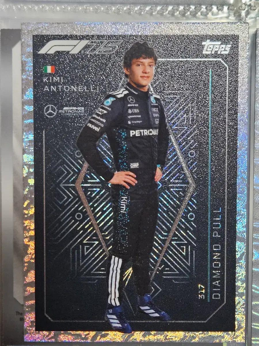 2025 F1 탑스 터보 어택스 메르세데스 키미 안토넬리 다이아몬드 풀