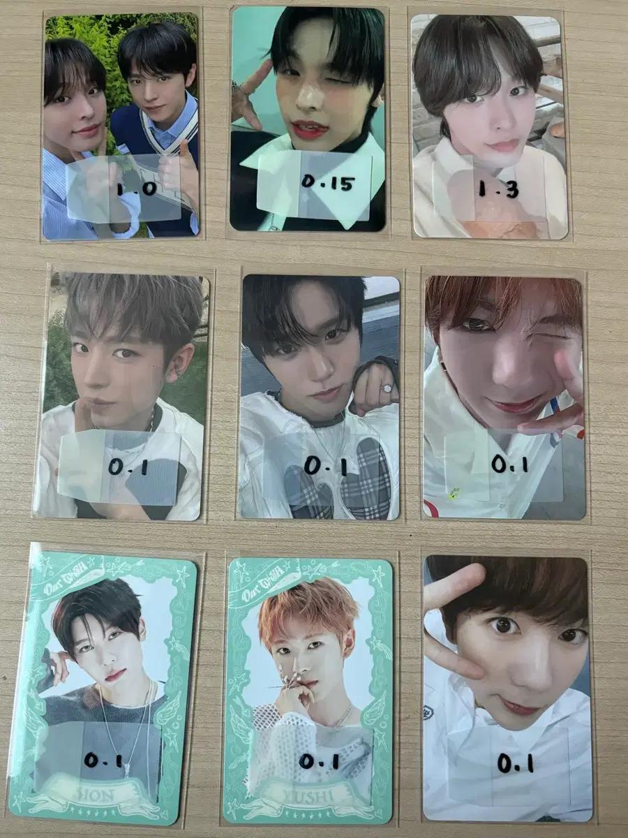 [덤많이!!!!] 엔시티위시 포카 시온 리쿠 유우시 재희 대영 료 사쿠야