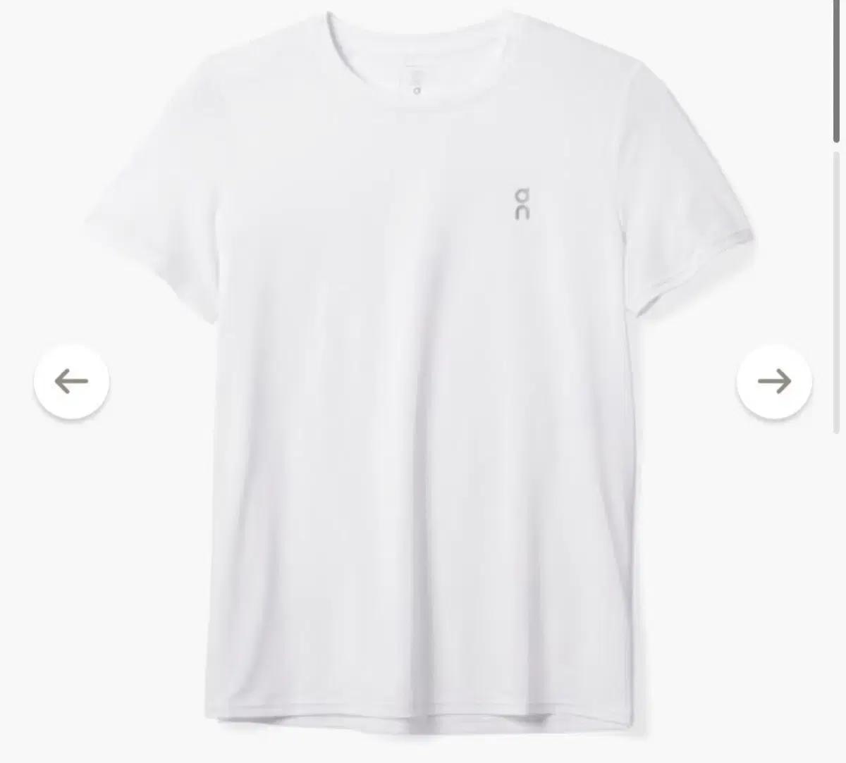 온러닝 코어 기능성 티셔츠 화이트 L 새상품