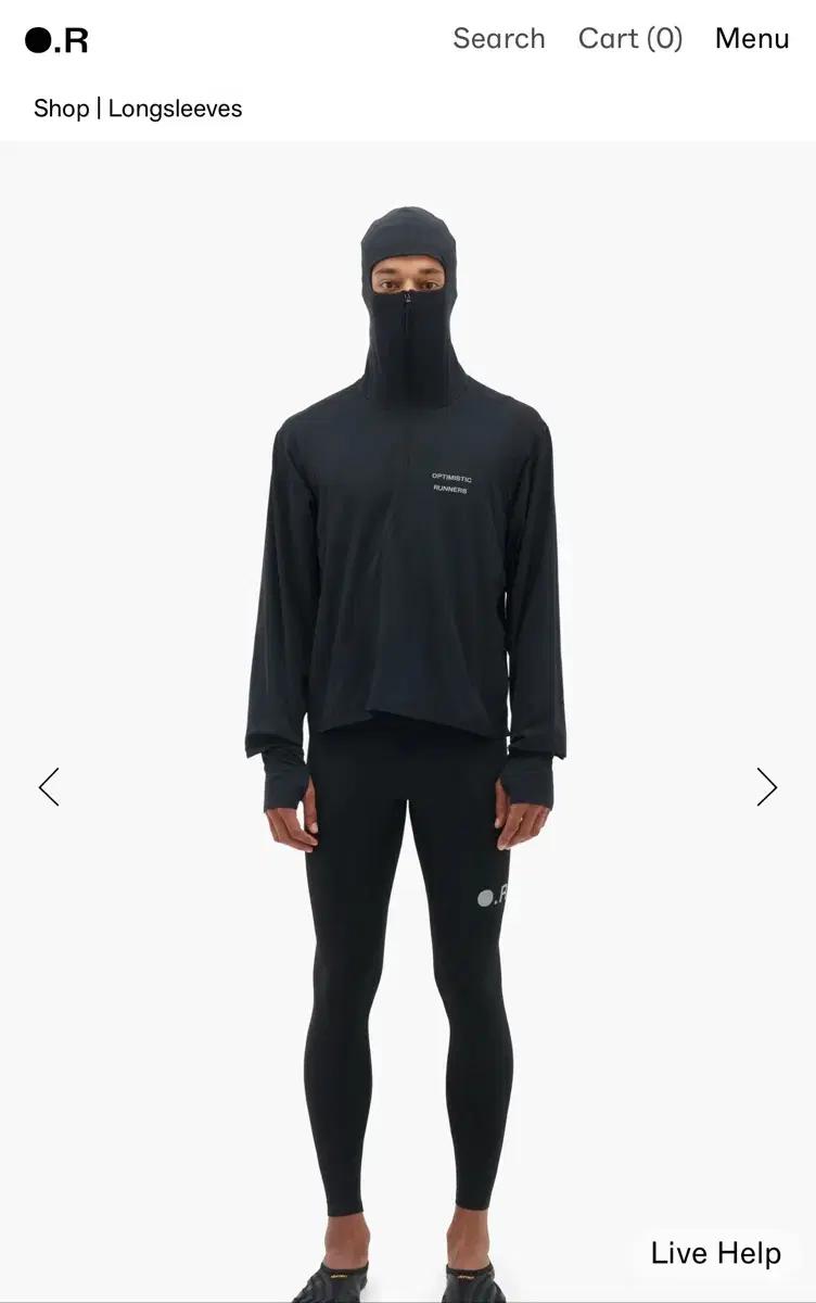 [XL] OPTIMISTIC RUNNERS 바라클라바 후디