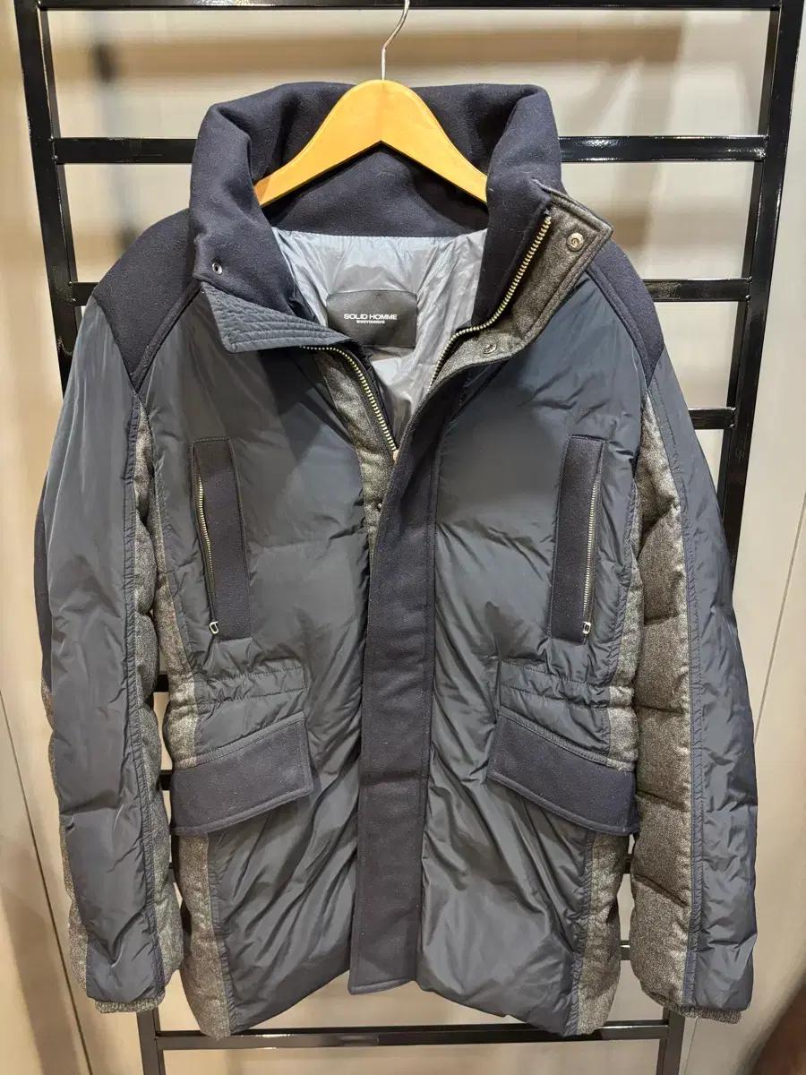 (100) 솔리드옴므 우영미 울캐시미어 구스다운 패딩 코트  19.0