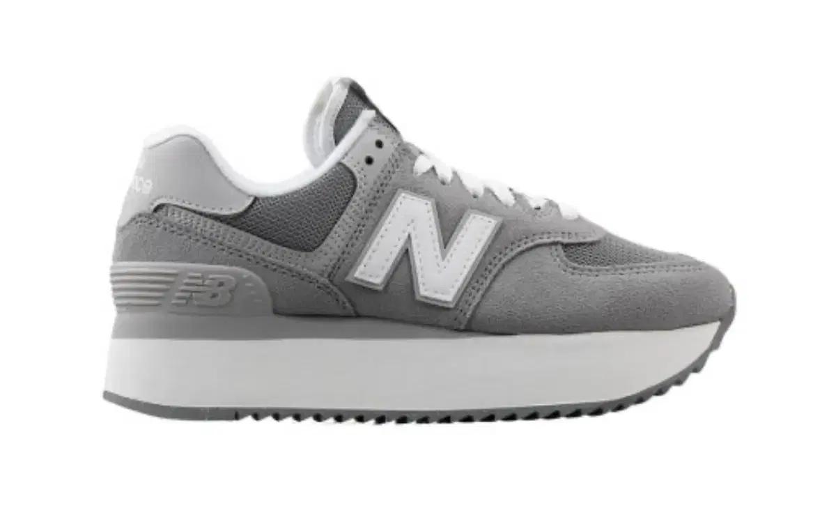 미착용 뉴발란스 574 플러스 쉐도우 그레이 스니커즈 250