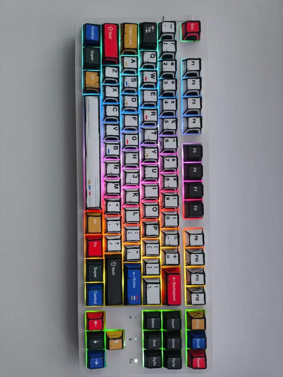 [새상품] 다얼유 EK87 PRO + 애니메이션 136 키캡