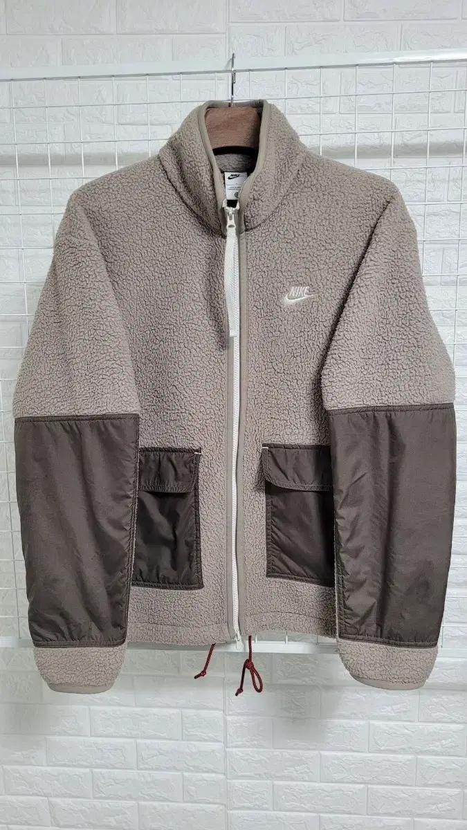 [L-105]NIKE나이키 신형 모카베이지 ykk투웨이지퍼 뽀글이플리스