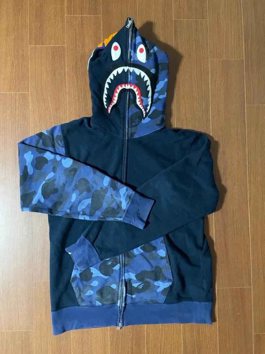 베이프 청계 반카모 후드집업 XL