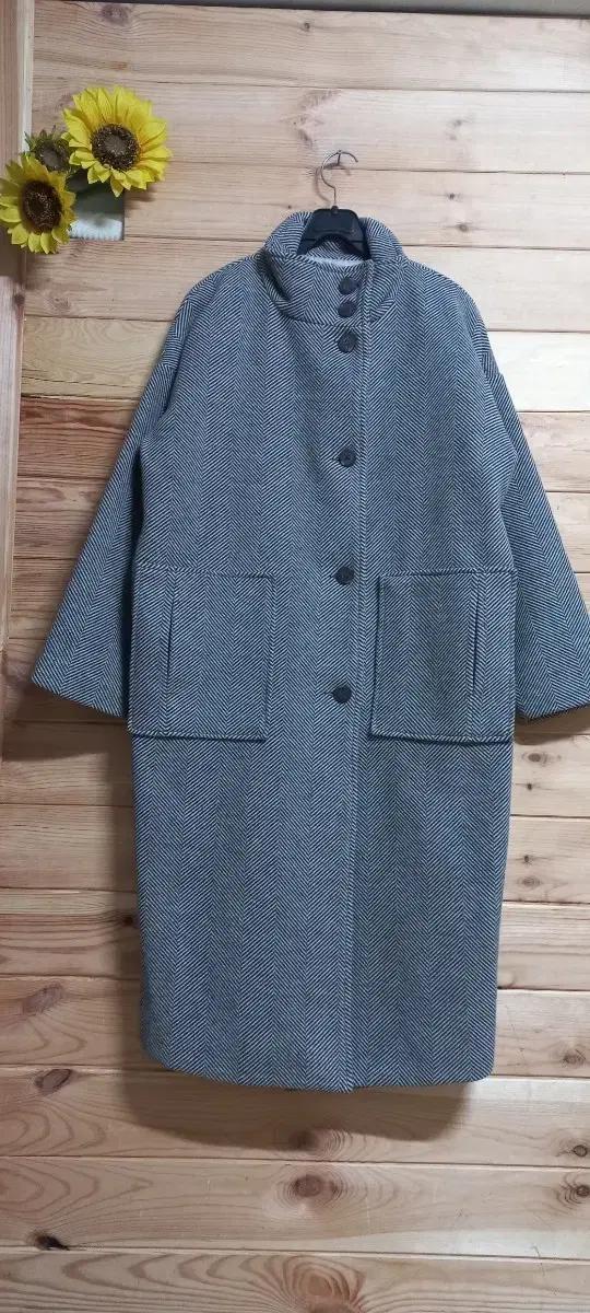 헤링본 울롱코트