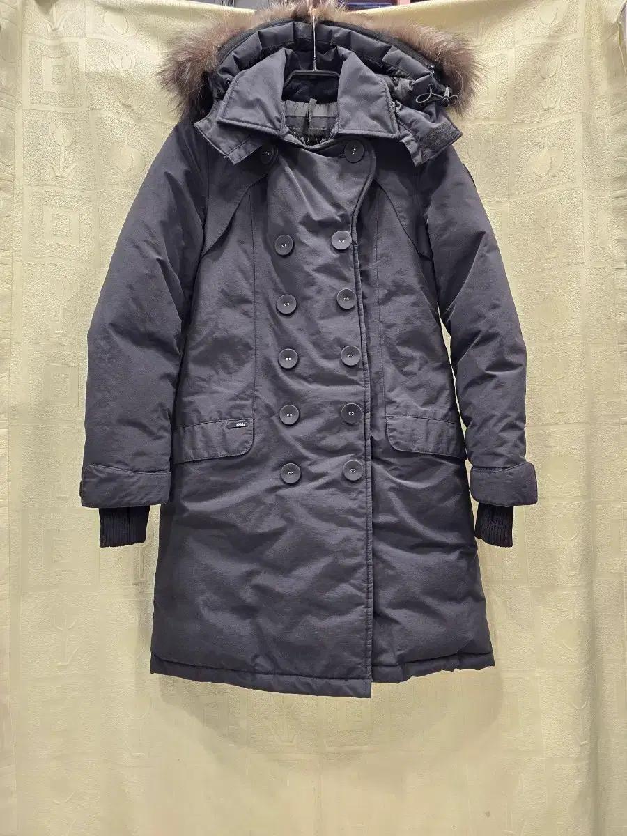 노비스 튤라 여성 덕다운 롱 패딩 코트 XS (44)