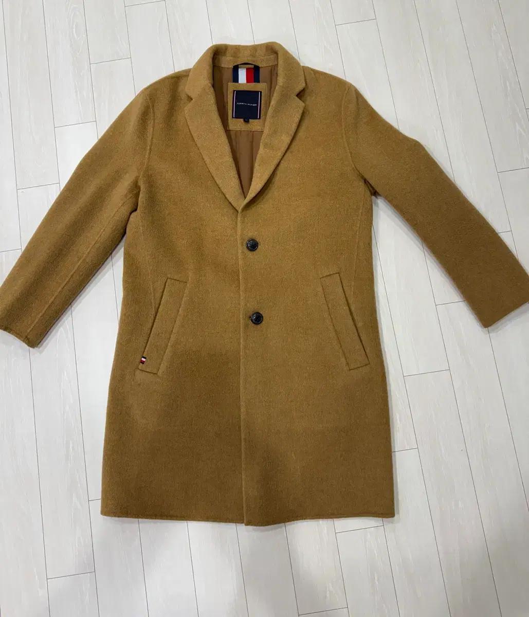 타미힐피거 남성 핸드메이드 싱클코트 카멜브라운 L