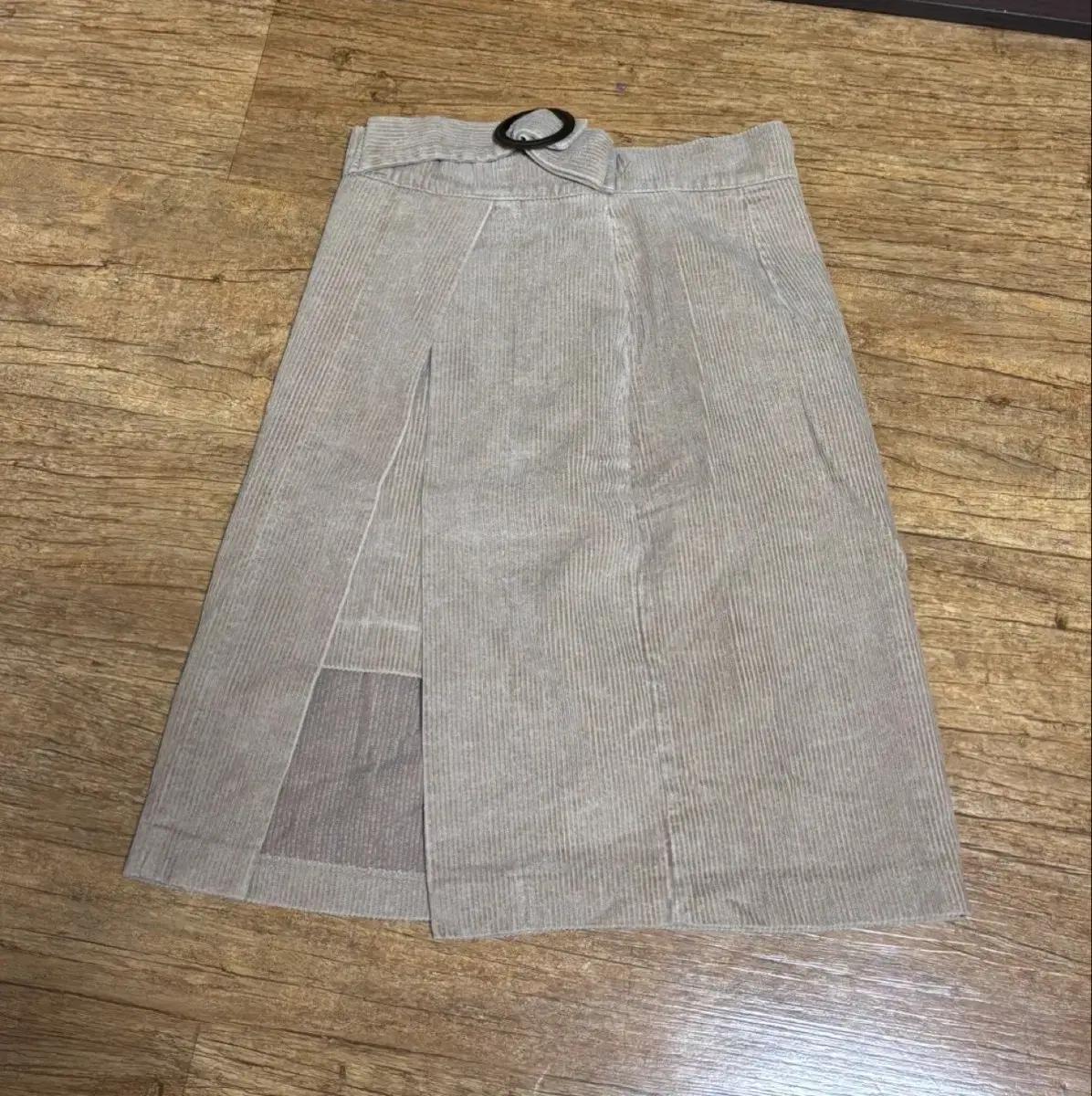 코듀로이 벨트 미니 미디 트임스커트 베이지색 a라인 플레어치마 존예핏