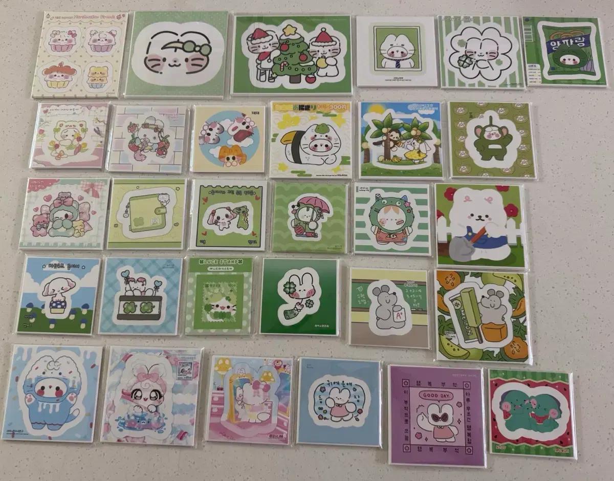 포용 도무송 30세트 일괄 판매