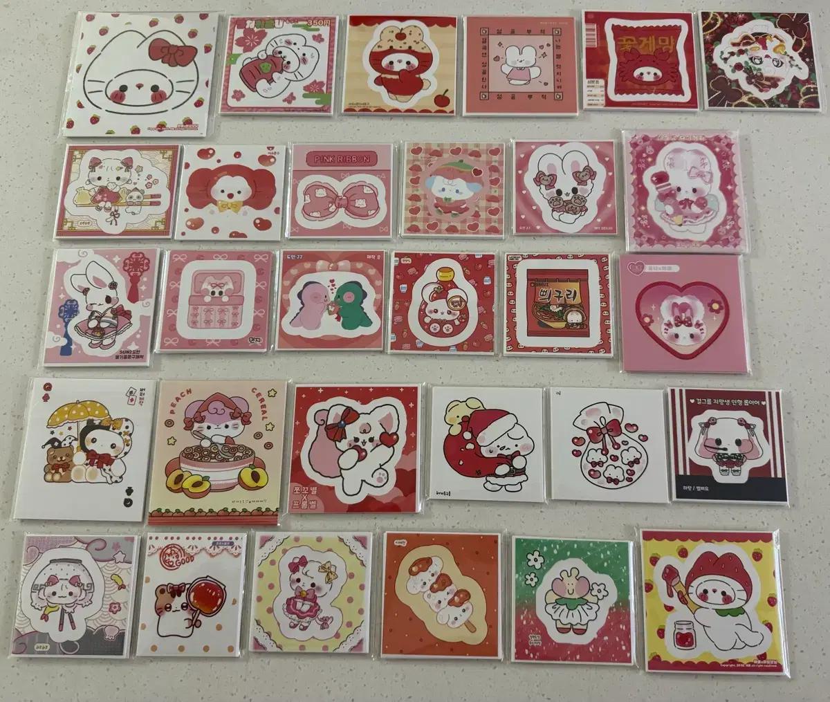 포용 도무송 30세트 일괄 판매