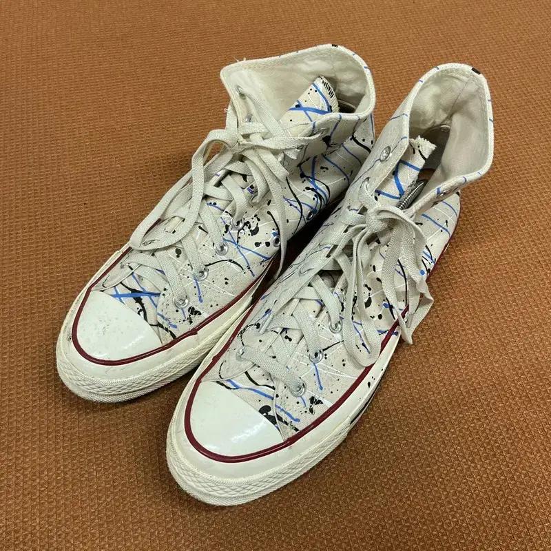컨버스 척 70 페인트 스플래터 스니커즈 운동화 290 G07750