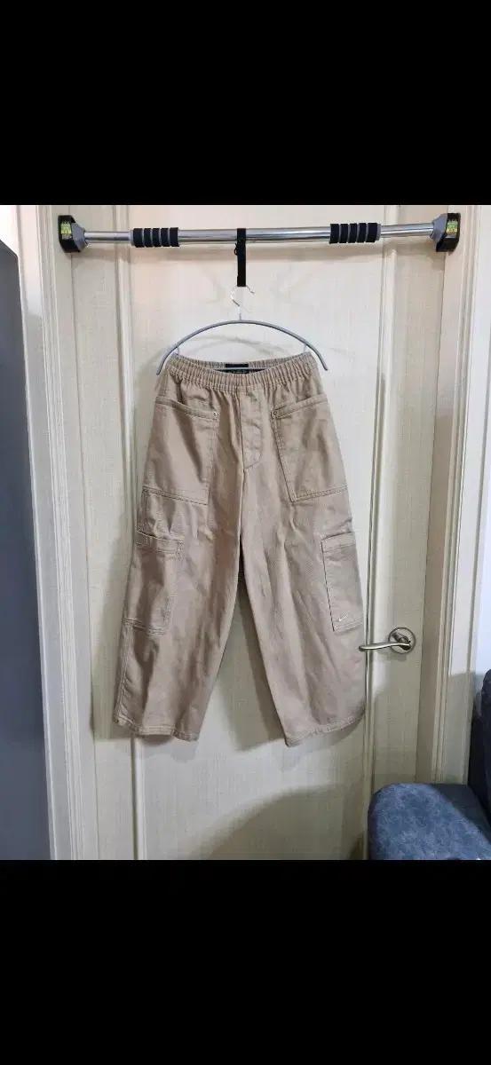 나이키 라이프 유틸리티 와이드 밴딩 팬츠 베이지 M