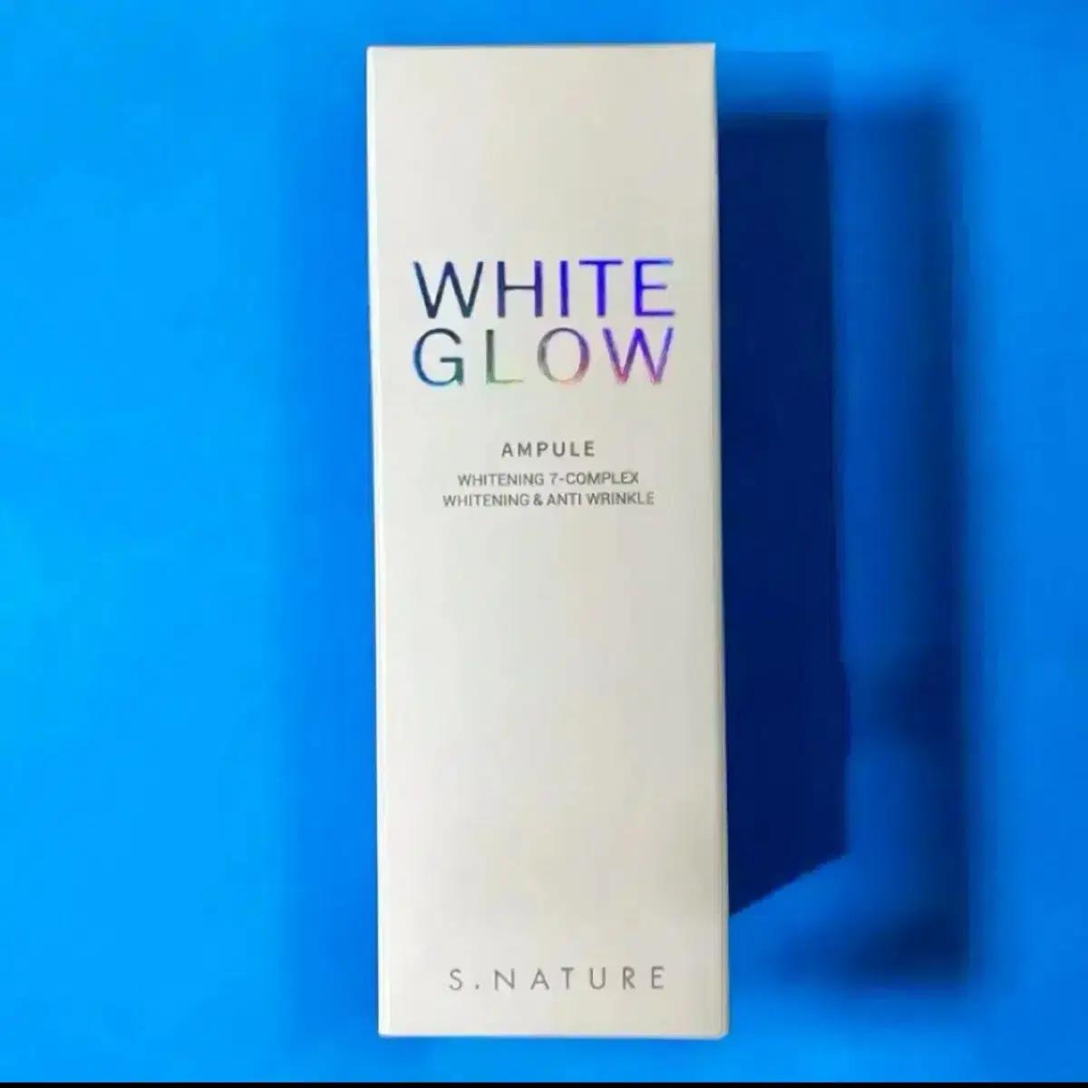 [새제품]에스네이처/화이트글로우/미백,항산화/백옥광앰플50ml