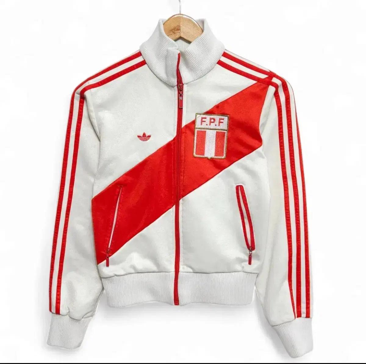 아디다스 빈티지 페루 올드스쿨 FPF 트랙 자켓 져지
