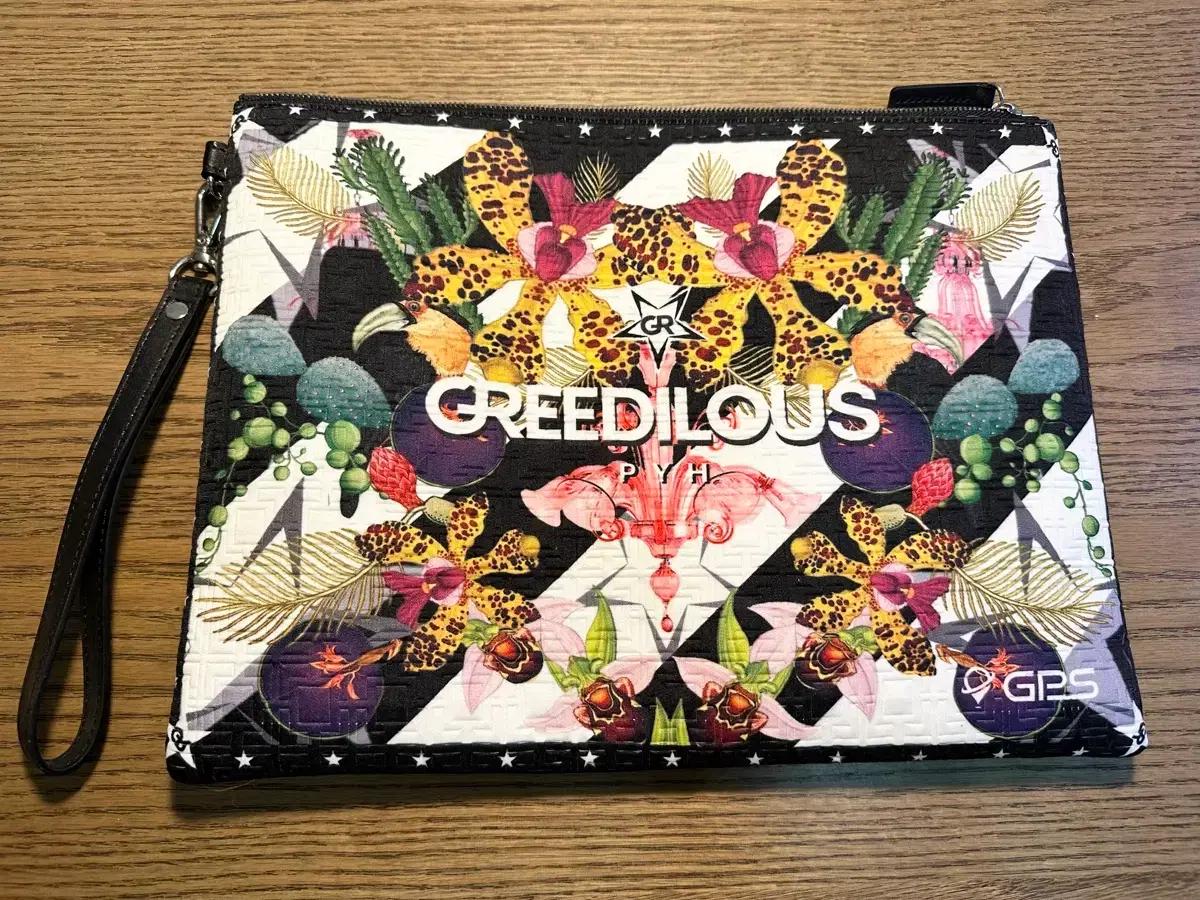 CREEDILOUS 플라워 패턴 클러치 백