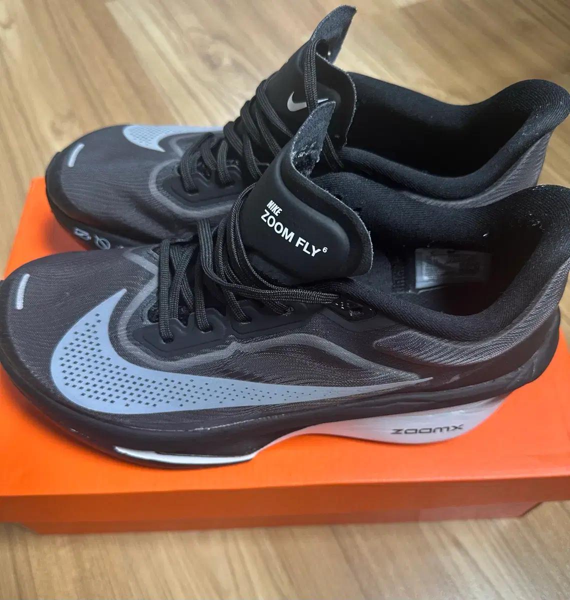 나이키 줌플라이6 블랙 스모크그레이 260 FN8454 001