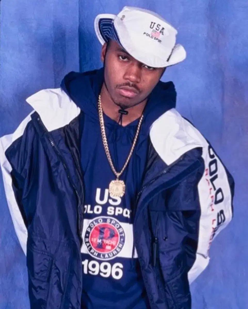 급처)90s 빈티지 나스 폴로스포츠 스펠아웃 자켓