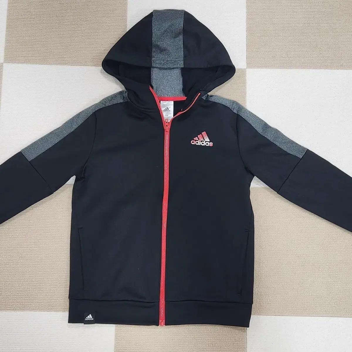 안감기모 150 아디다스 아동 후드집업