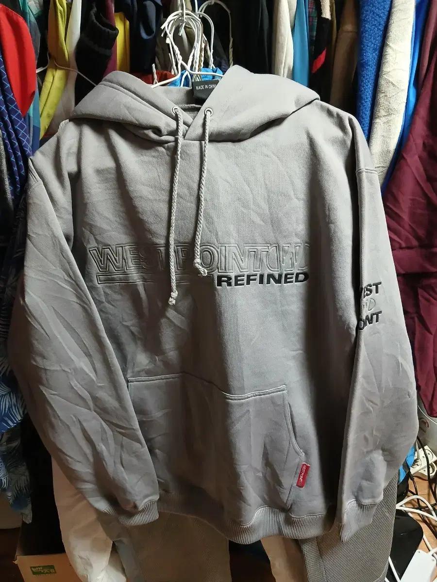 West Point Refined 후드티 M 회색 새상품