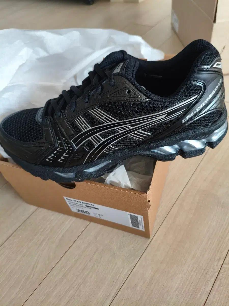 아식스 젤카야노 14 블랙 260 사이즈