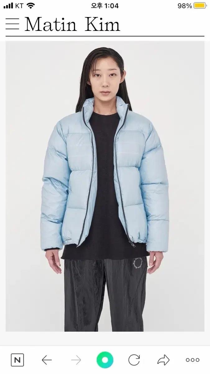Matin kim GLOSSY PUFFER JACKET 마뗑킴 패딩 M