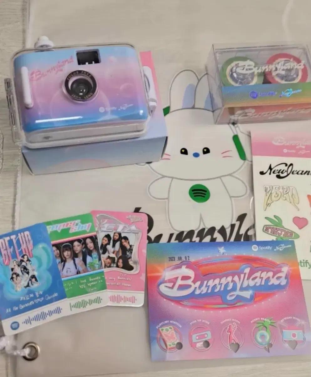 뉴진스 스포티파이 필름 카메라 세트