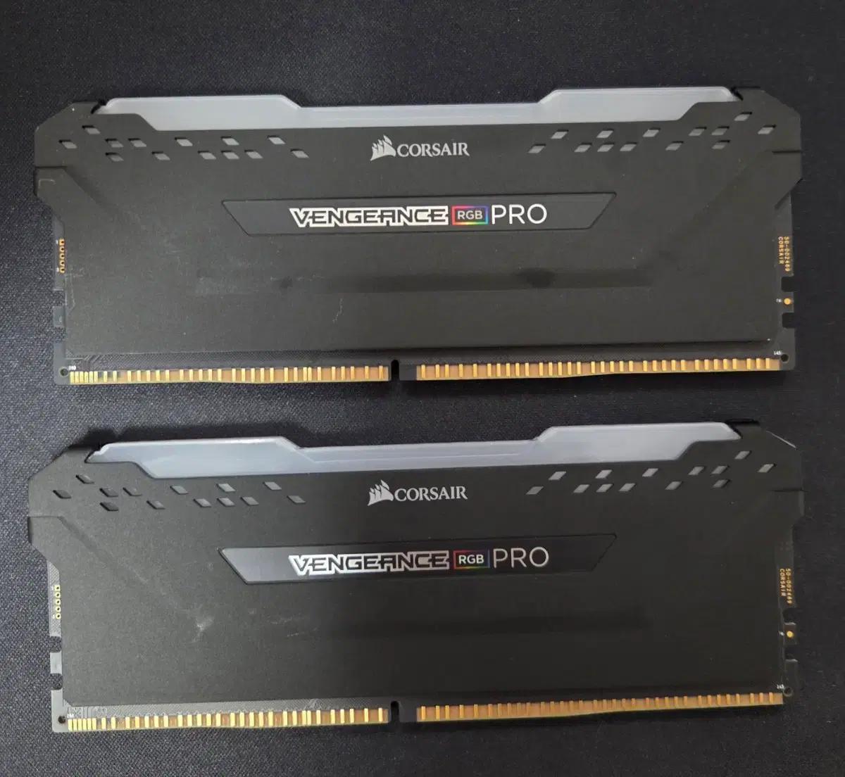 DDR4 커세어 벤젠스 RGB PRO 더미램 2pack