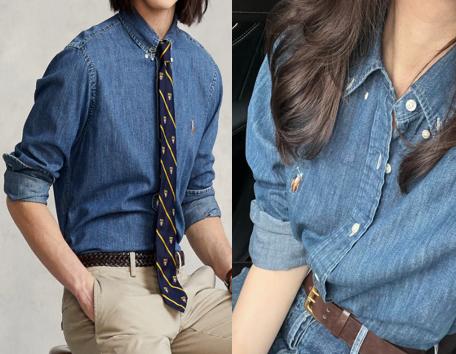 새상품]폴로랄프로렌 샴브레이 셔츠 중청 오픈 초특가 세일 !!