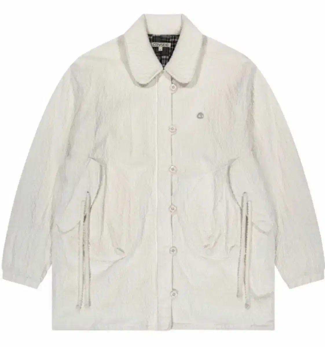 [사요] 코이세이오 라운드 카라 코지 봄버 아이보리