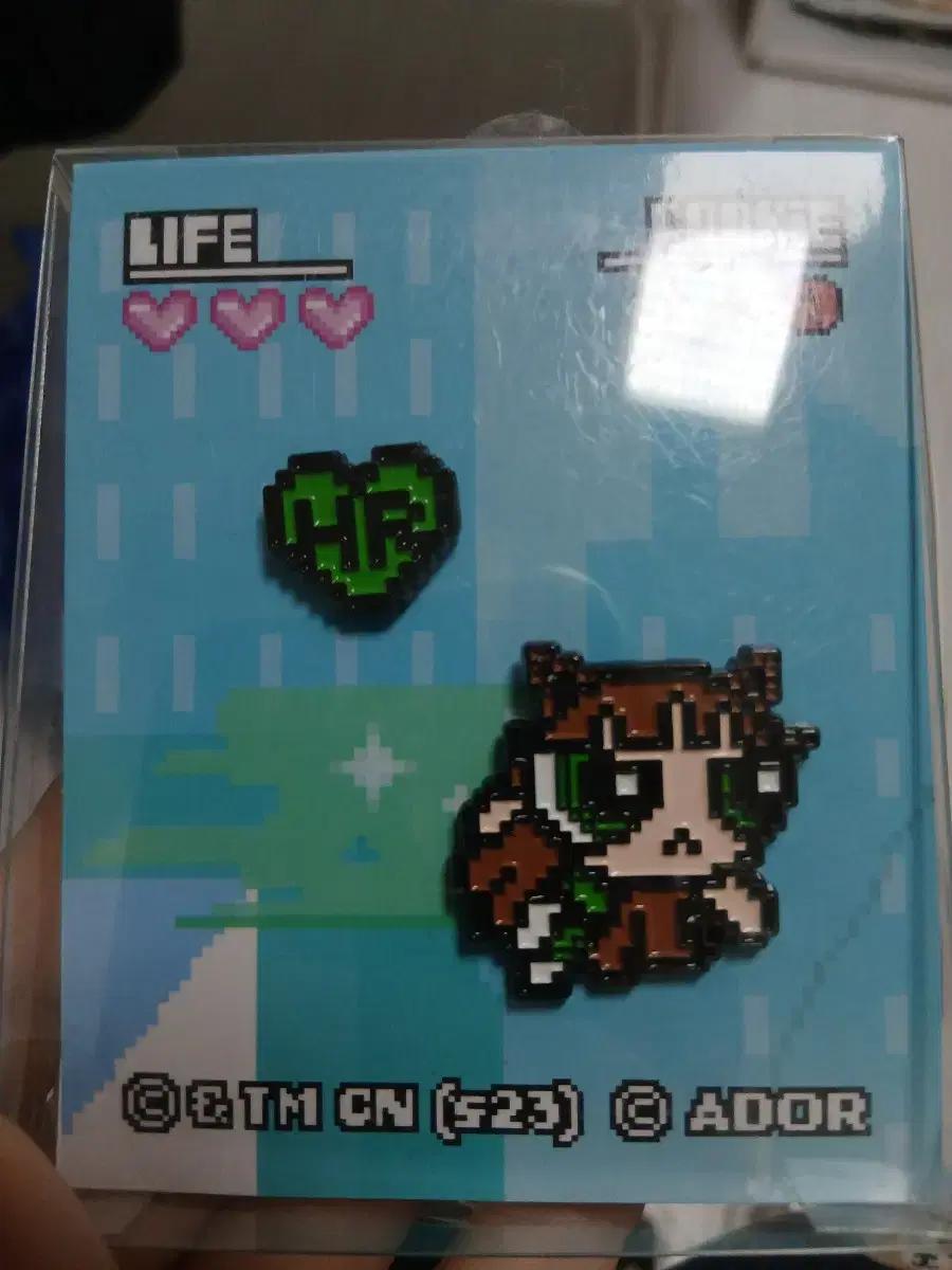 NewJeans 뉴진스 해린 메탈 핀뱃지