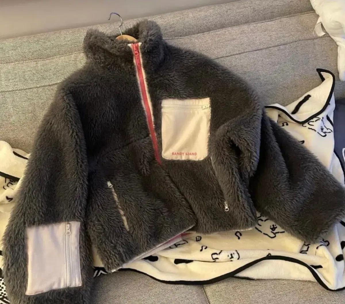 Sandy Liang 샌디리앙 플리스 자켓 XS