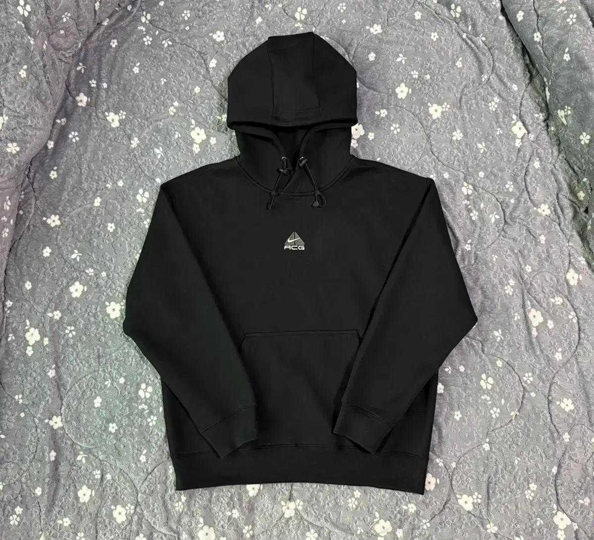 나이키 ACG 써마핏 플리스 풀오버 후드 블랙 M