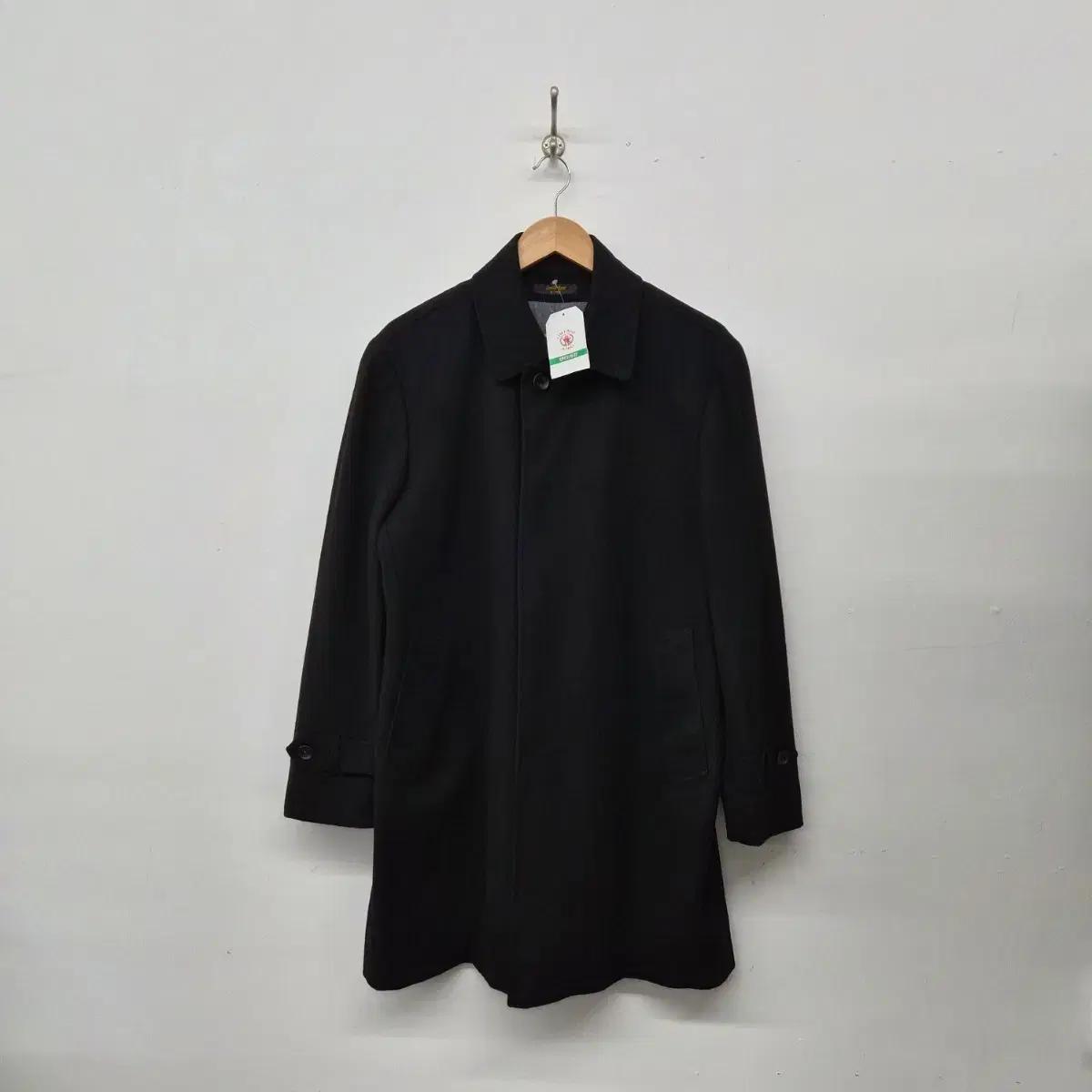 캐시미어 100% 검정색 기본 코트 남성 L