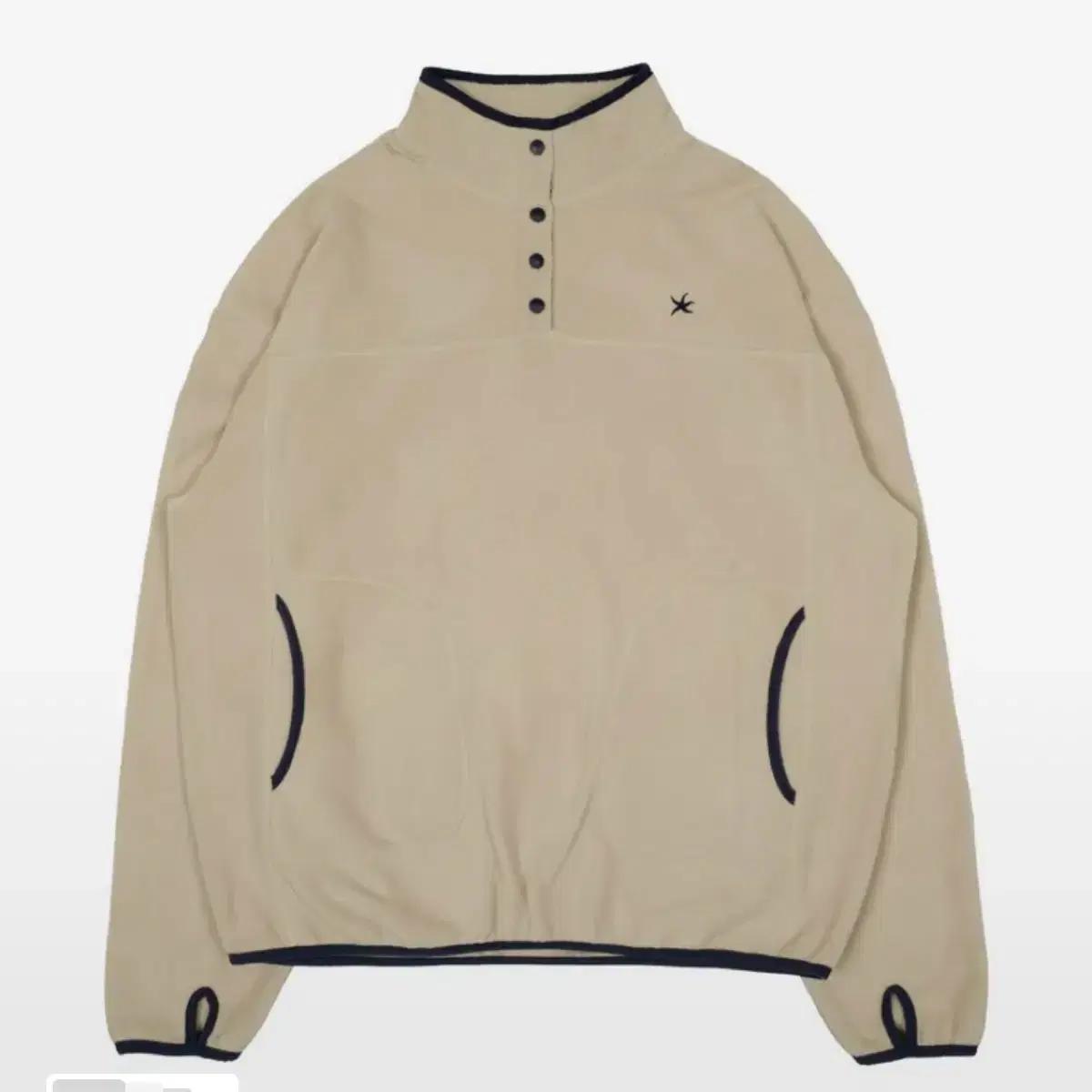 더콜디스트모먼트 TCM half button fleece pullover