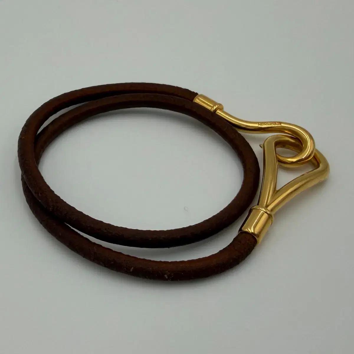 에르메스 가죽 팔찌